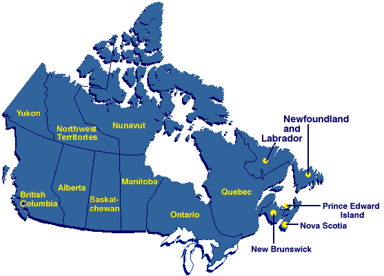 Map of Canada